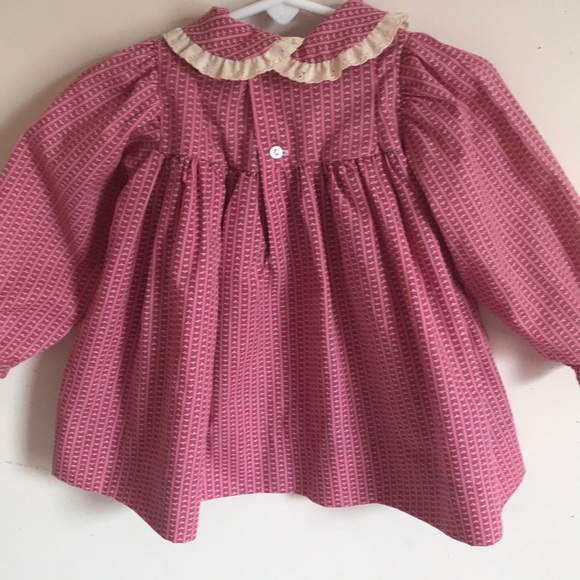 Rare Vintage1970’s Custom Flower Lace Collar Dress - Picture 8 of 8